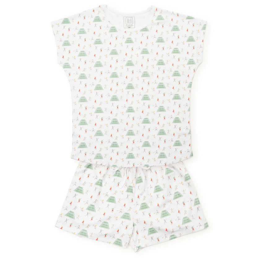 Riley Women's Pajama Short Set - Tennis Life