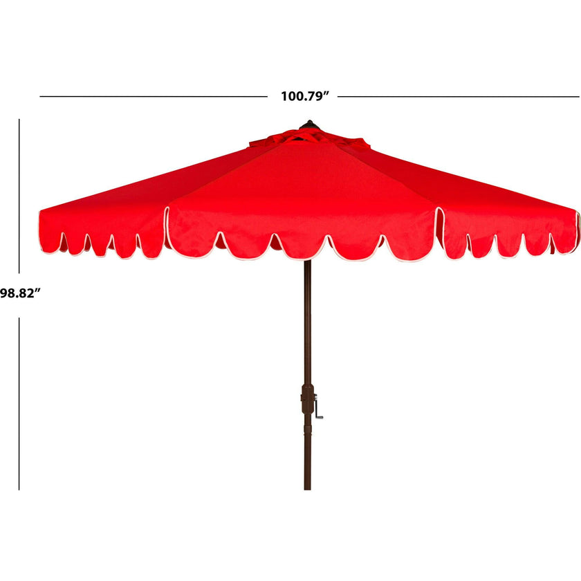 Dorinda Scalloped Patio Umbrella