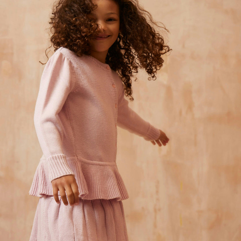 Ruffled Hem Jacket | Lilac