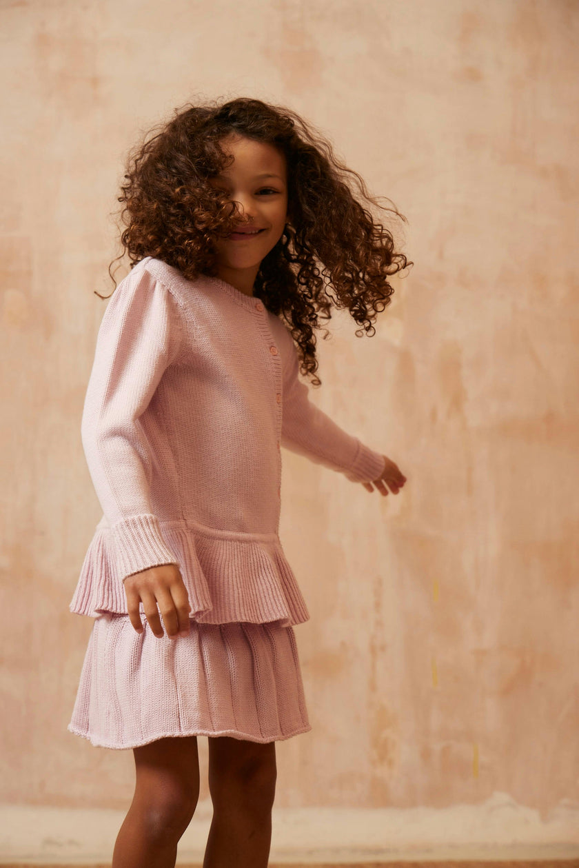Ruffled Hem Jacket | Lilac