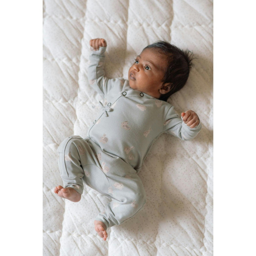 The Littles Kimono Romper, Green