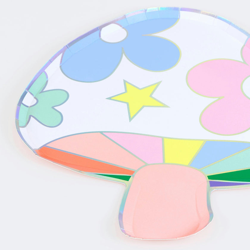 Groovy Mushroom Plates