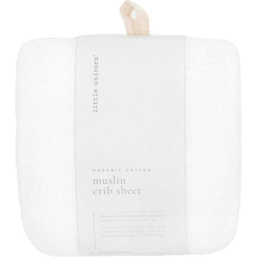 Organic Cotton Muslin Crib Sheet - Animal Crackers