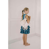 Eloise Quilted Backpack in Vintage Petite Blue