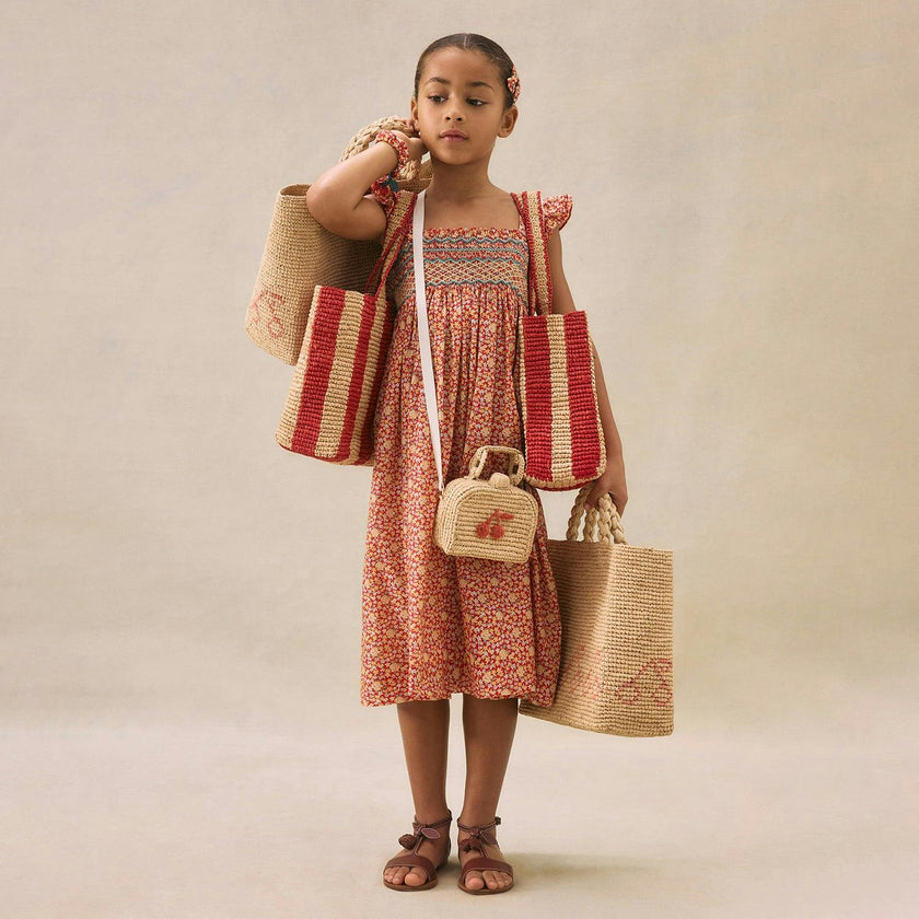 BONPOINT Frances Liberty Smocked Midi Dress