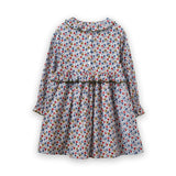 Ruffle Collar Long Sleeve Dress
