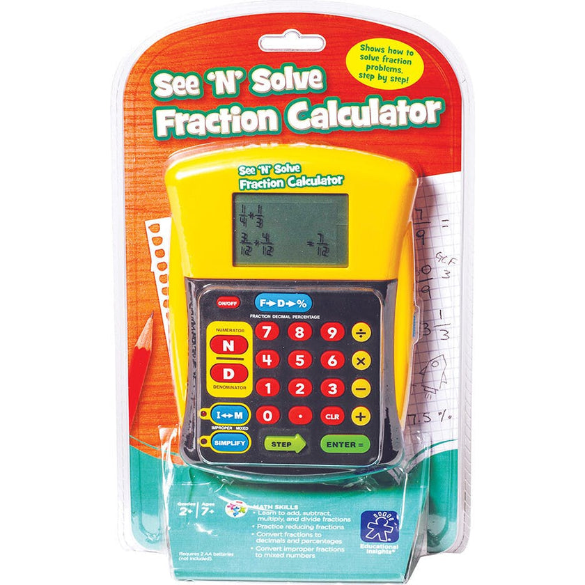 See 'N' Solve Fraction Calculator