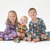 Costumed Ghosts - Glow In The Dark - Long Sleeve Loungewear Set