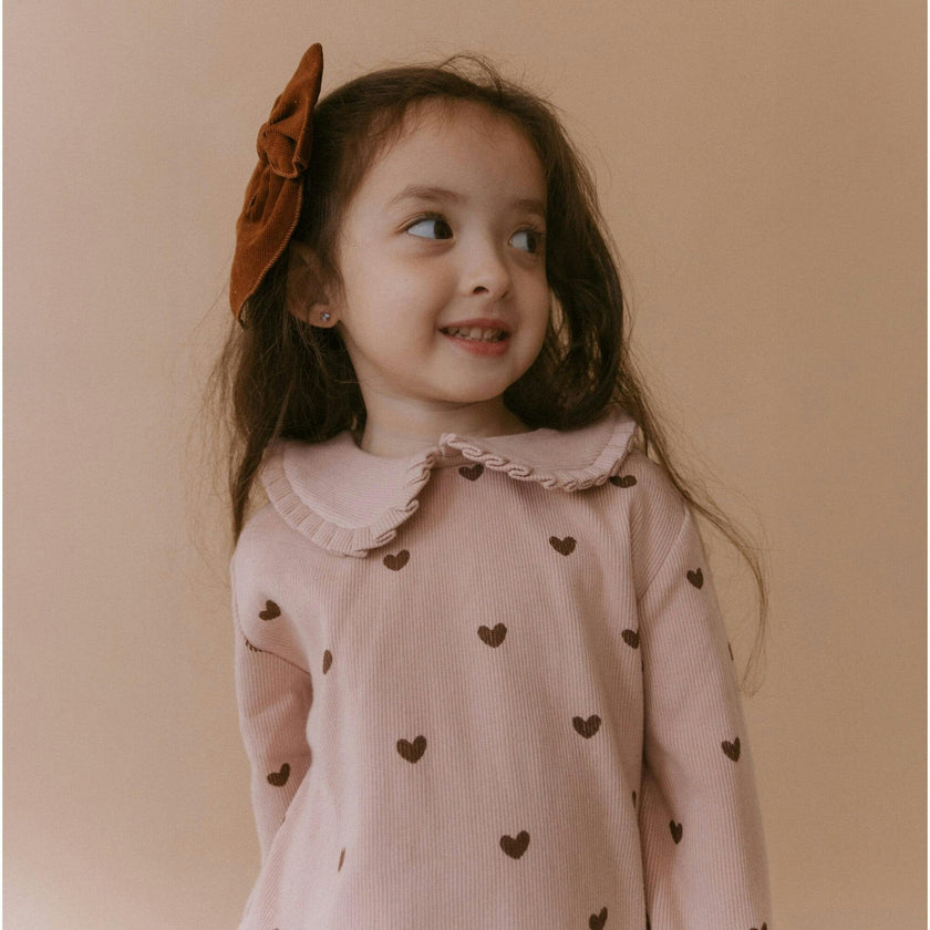 Organic Ruffle Collar Top & Leggings Set