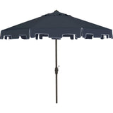UV-Resistant Zimmerman 9' Crank Push-Button Tilt Umbrella