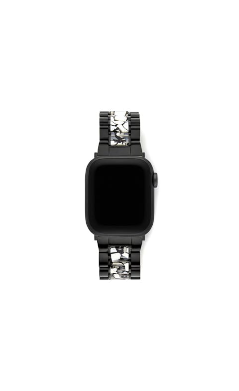 Apple Watch Band Matte Black in Shattered Marble