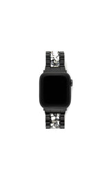 Apple Watch Band Matte Black in Shattered Marble