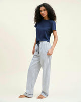 Women's Pima Essential Crew Neck Tee in Navy