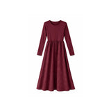 Suede Midi Dress
