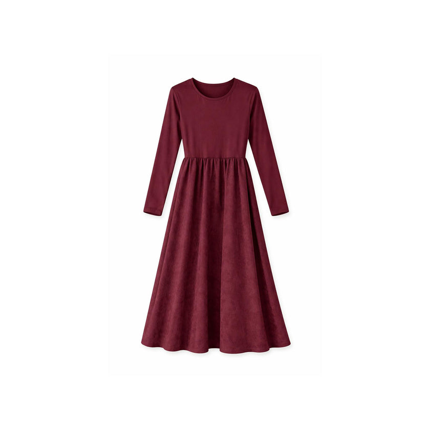 Suede Midi Dress