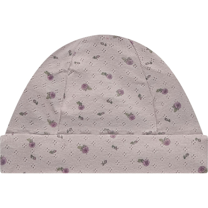 Pointelle Floral Hat
