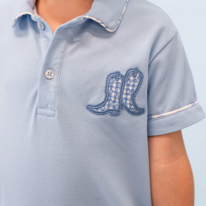 Fields Boy Polo Set - Dallas
