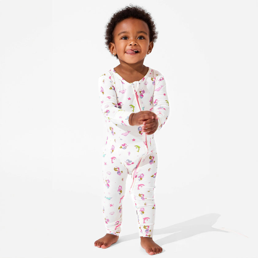 Mermaid Bamboo Convertible Footie