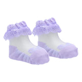 Lace Trim Veil Socks Set