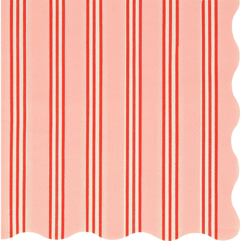 Festive Stripe Large Napkins