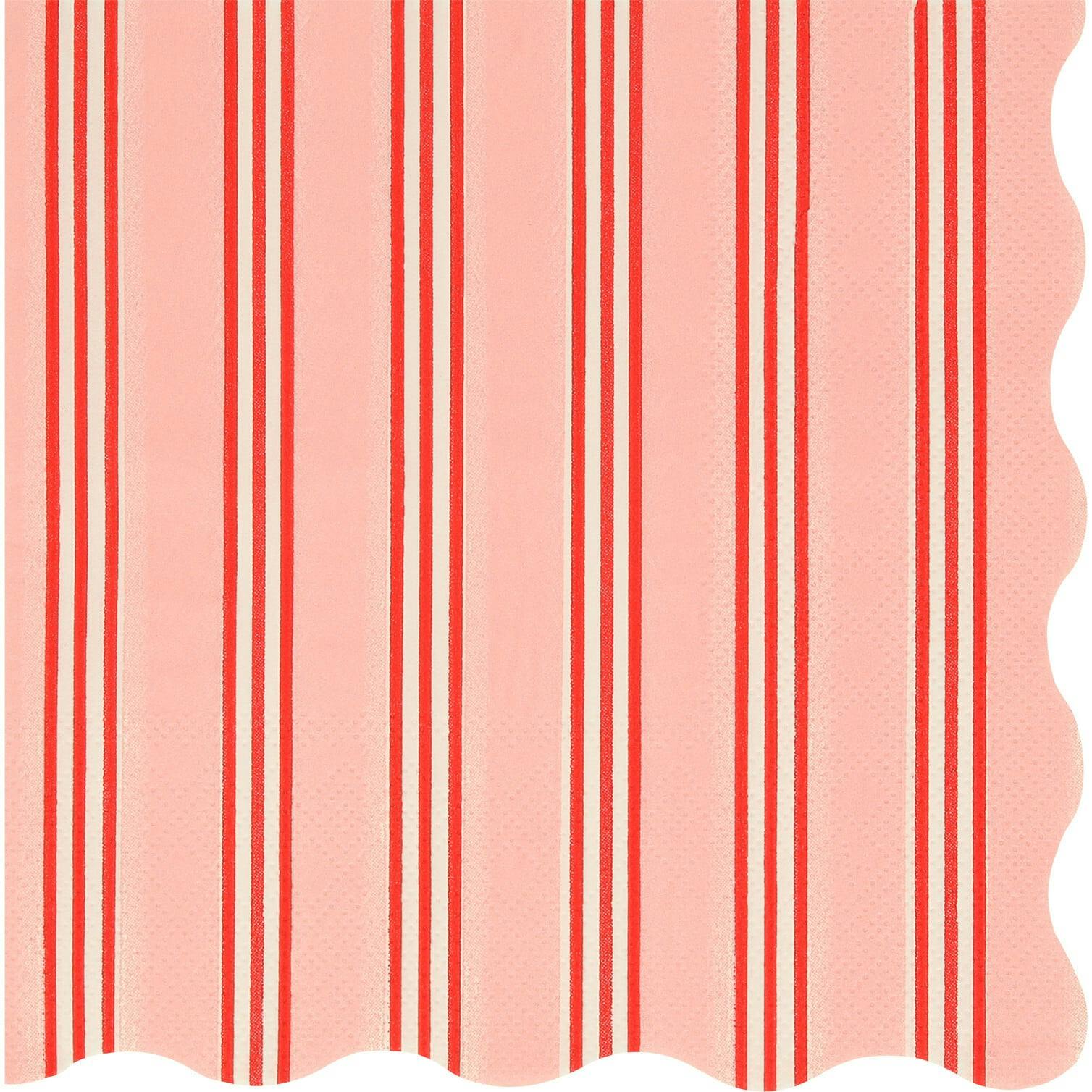 Festive Stripe Large Napkins