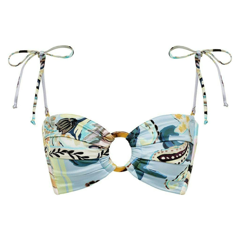 Tori Ties Bandeau Bikini Top