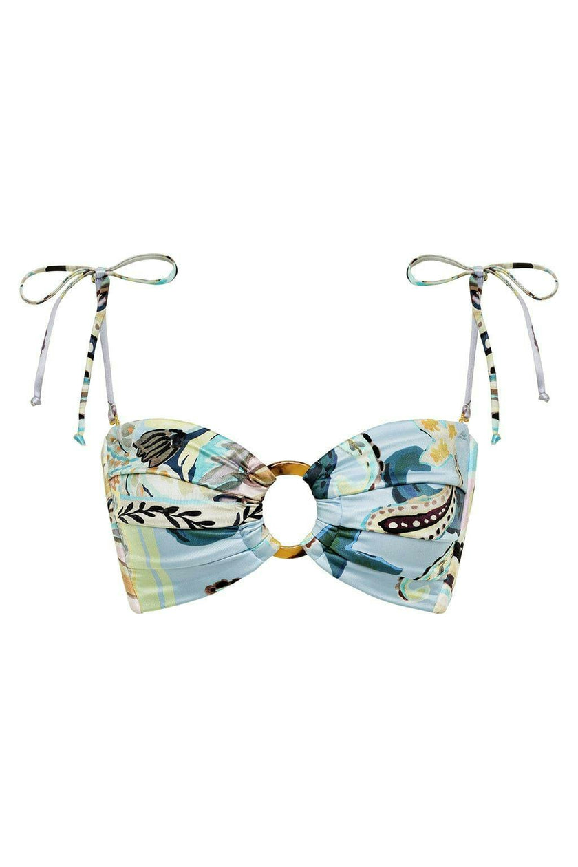Tori Ties Bandeau Bikini Top