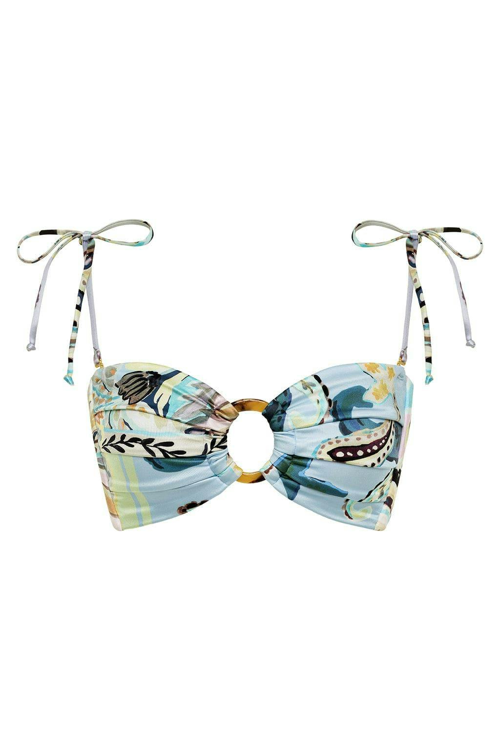 Tori Ties Bandeau Bikini Top