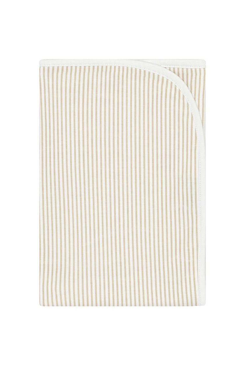 Camel Classic Stripes Receiving Blanket