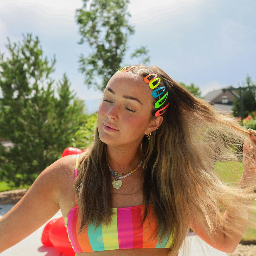 NEON SNAP CLIPS (PACKS OF 10)