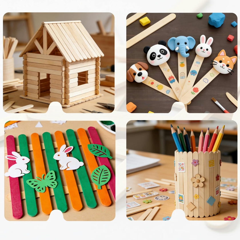 Easy Playhouse: Craft Sticks - 1000 ct