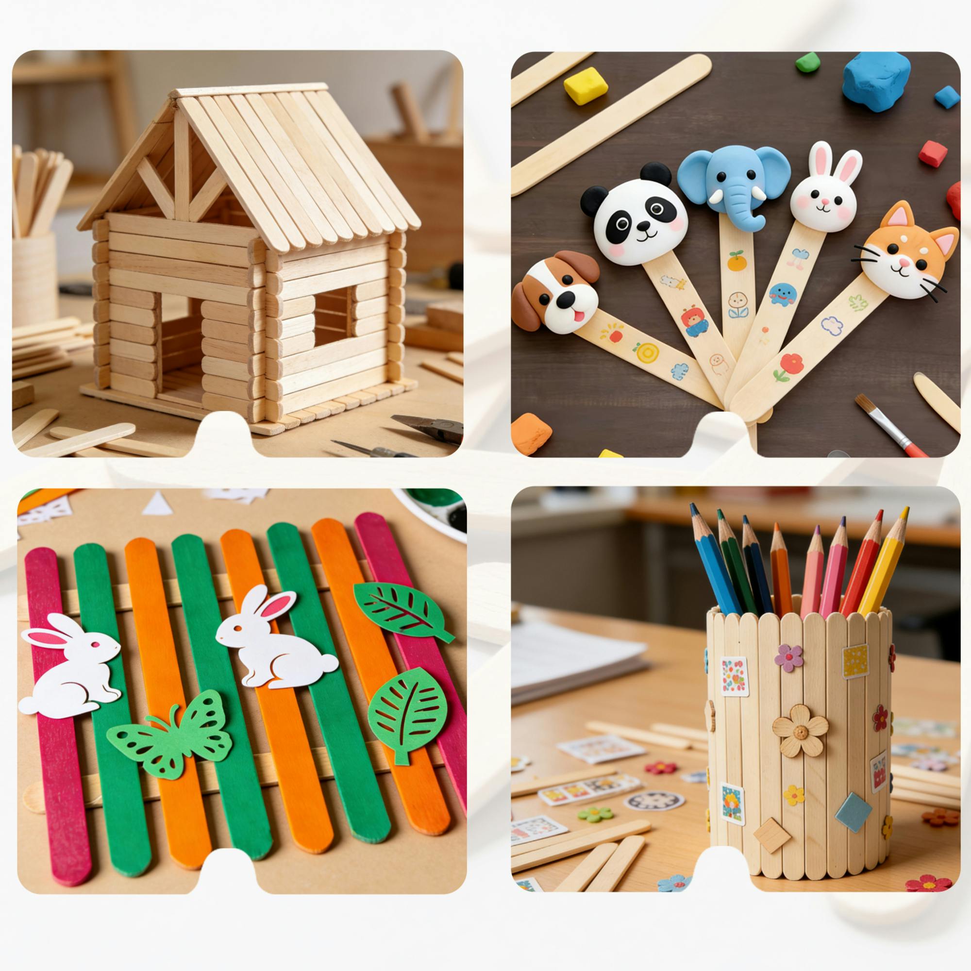 Easy Playhouse: Craft Sticks - 1000 ct