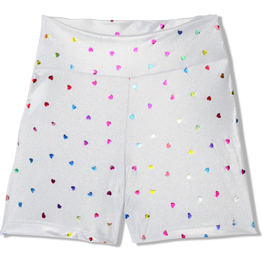 Hearts Shimmer Short, Multi