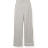 Women's Pima Maternity Pants in Light Heather Grey
