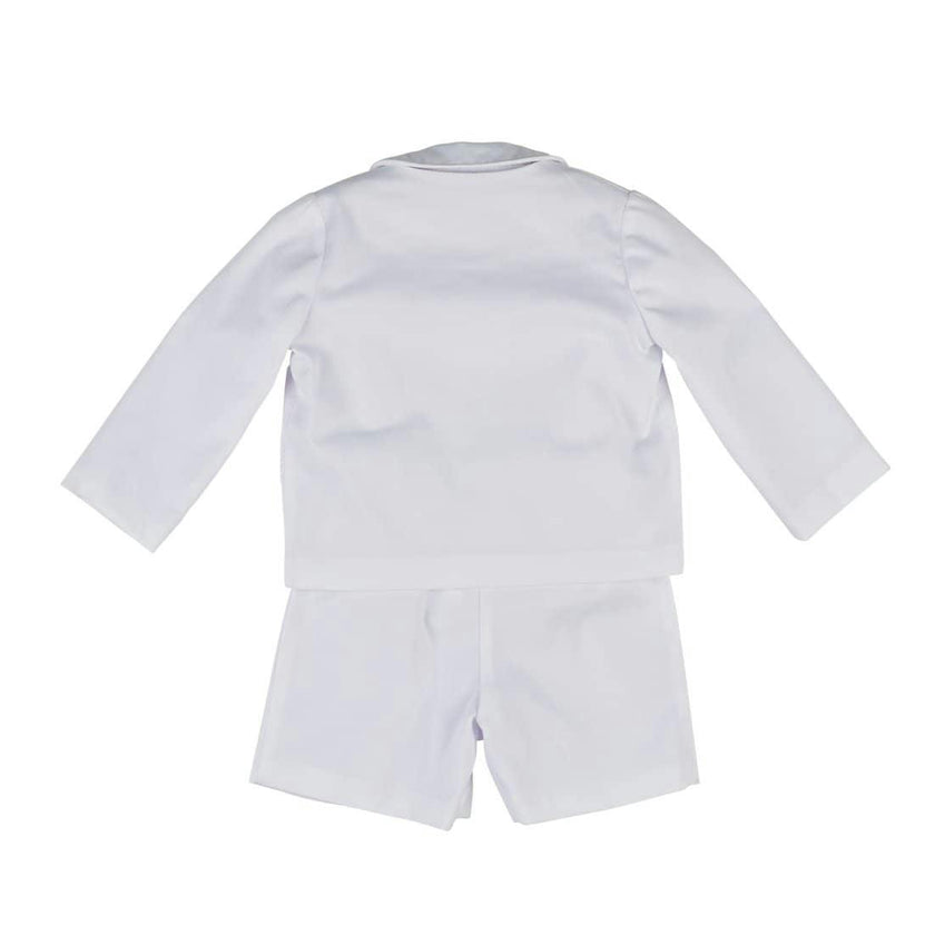 White Pique Eton Suit