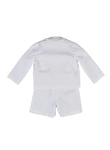 White Pique Eton Suit