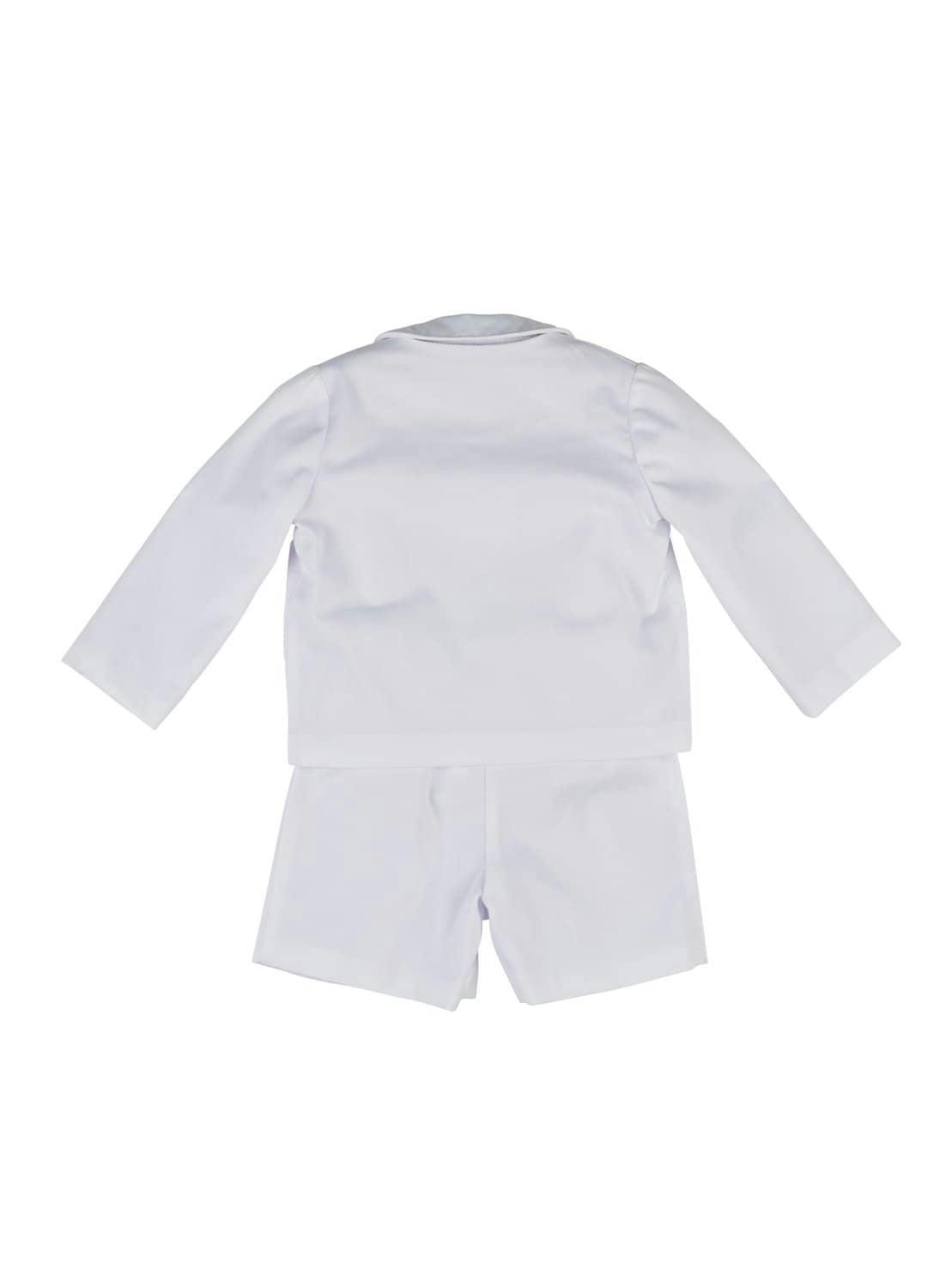 White Pique Eton Suit