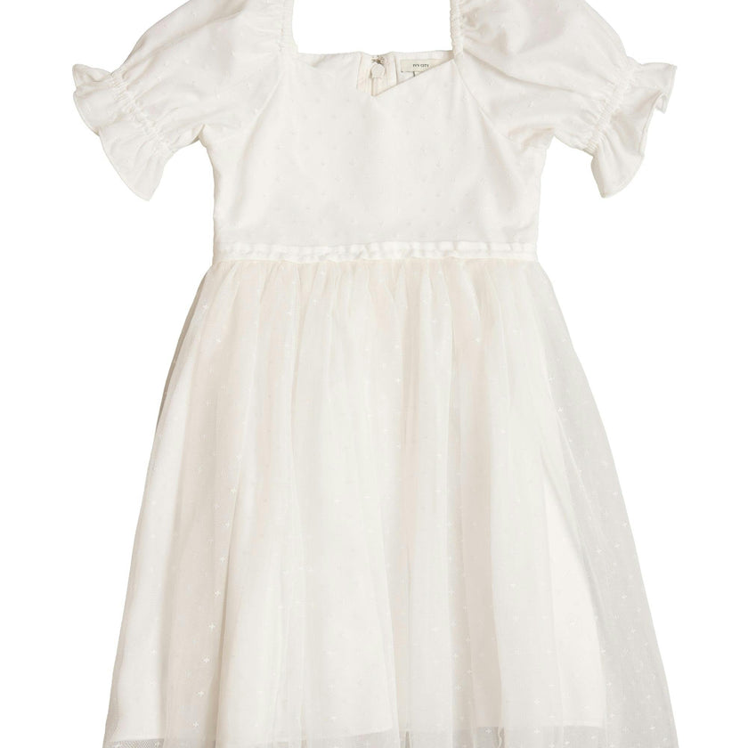 Mini Ballerina Dress in White