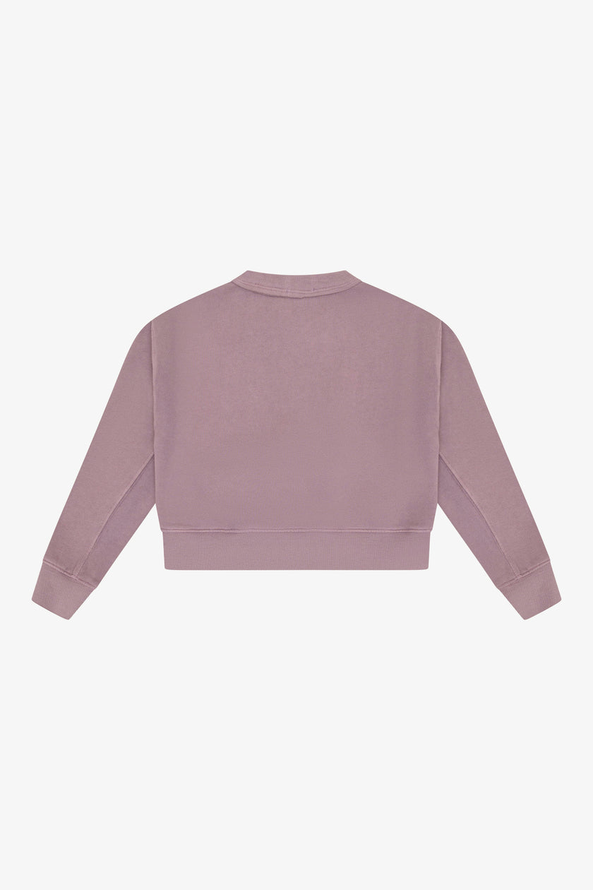 Tenly Cotton Fleece Reverse Insert Sweater