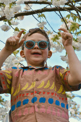Classic | Sustainable Sunglasses | Plant-Based Bendable Polarized - Child | 3-8 Y | Desert Teal
