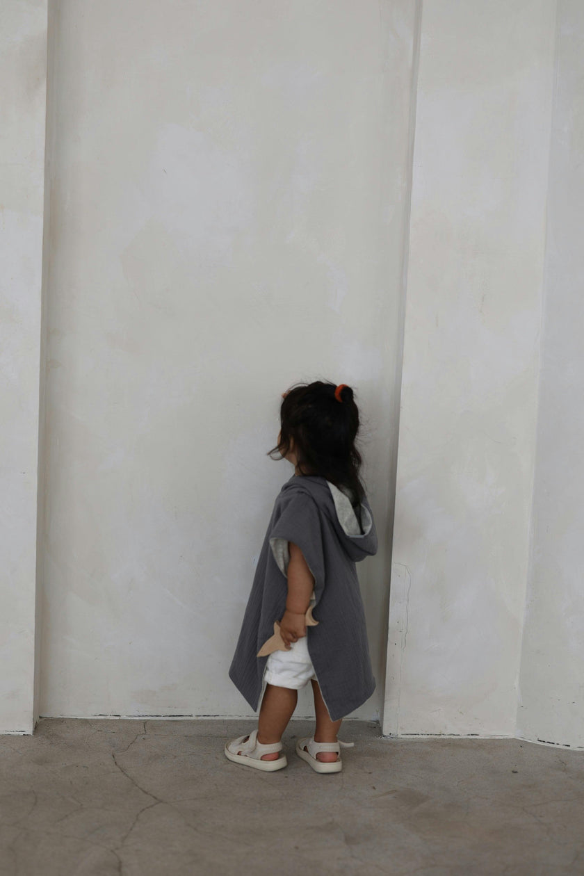 Reversible Hooded Poncho