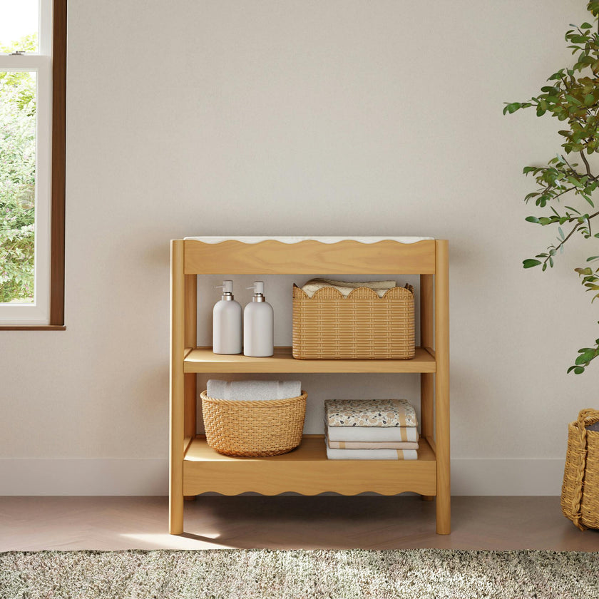 Swell Changing Table in Honey
