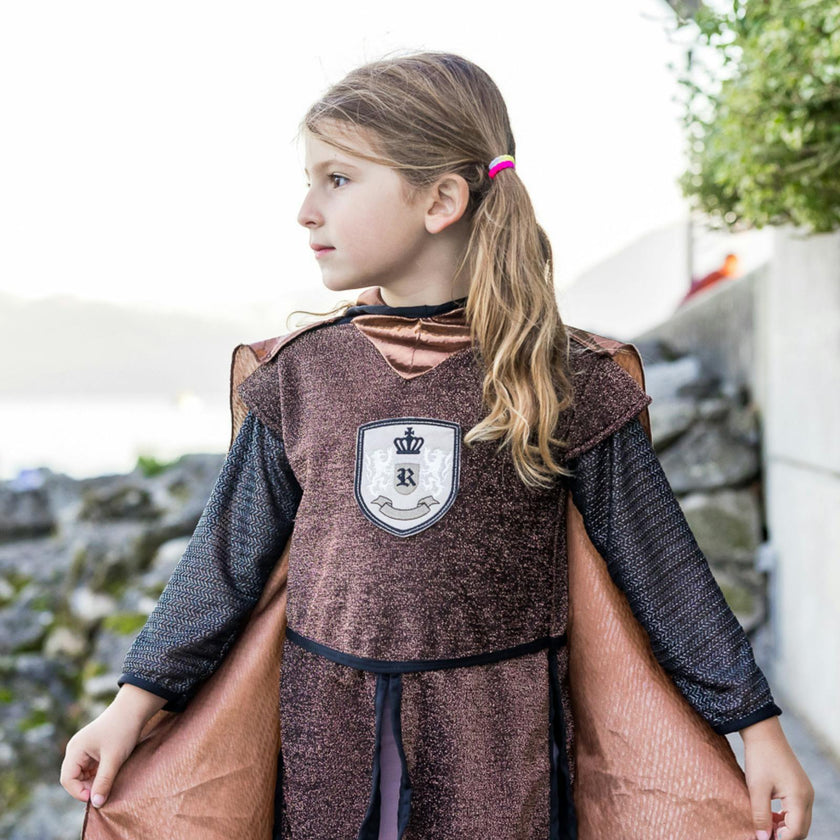 Brilliant Copper Knight Tunic with Cape