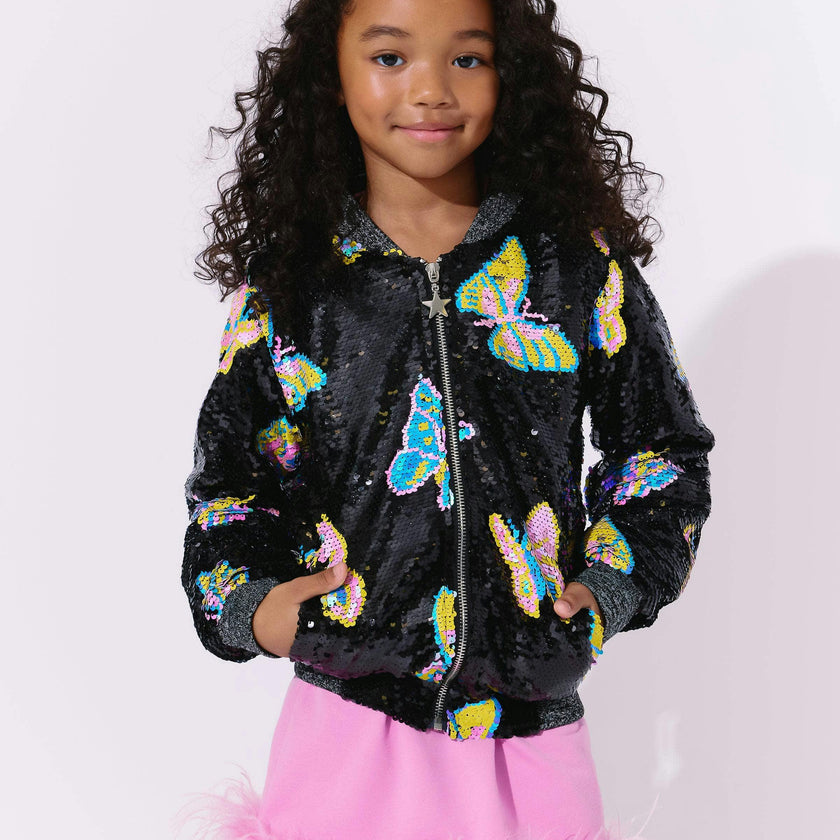 Magic Sequin Bomber
