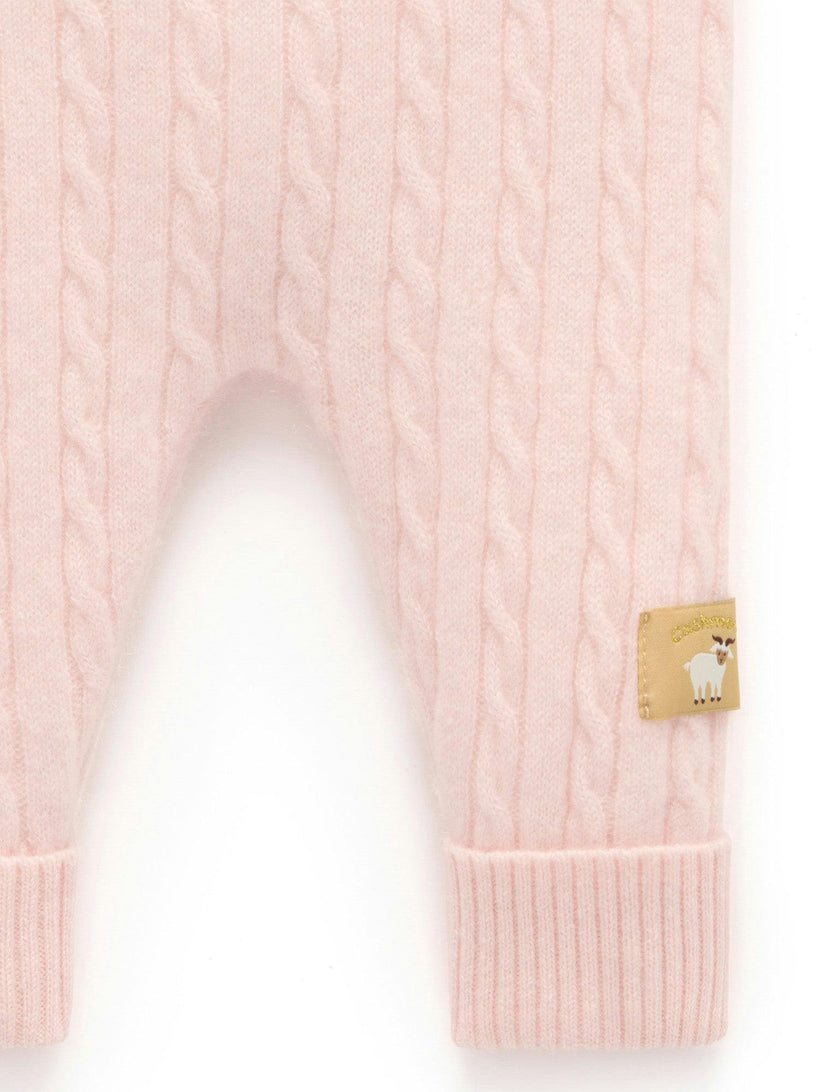 Cashmere Leggings Pale Pink Melange