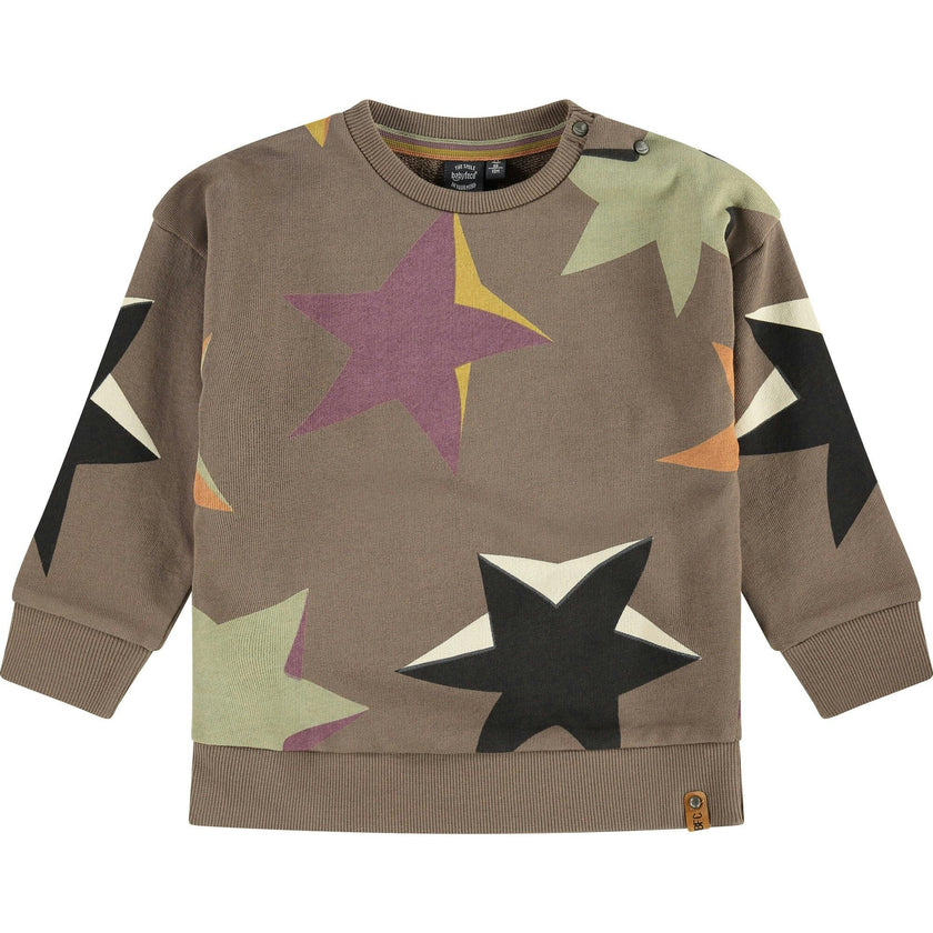 Star Print Sweatshirt
