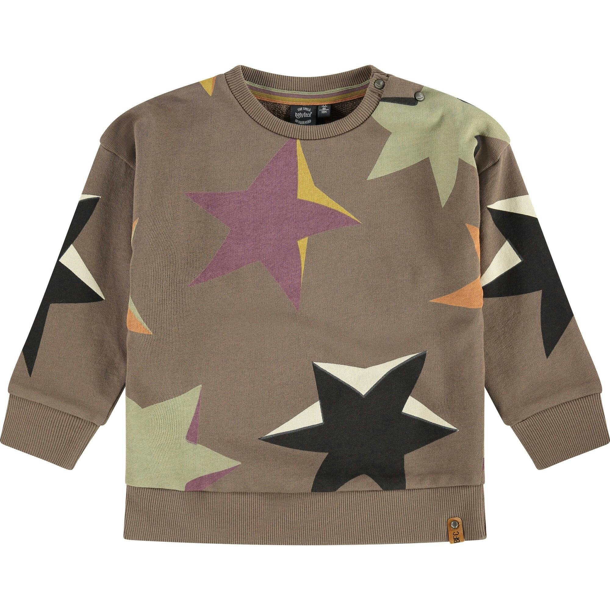 Star Print Sweatshirt