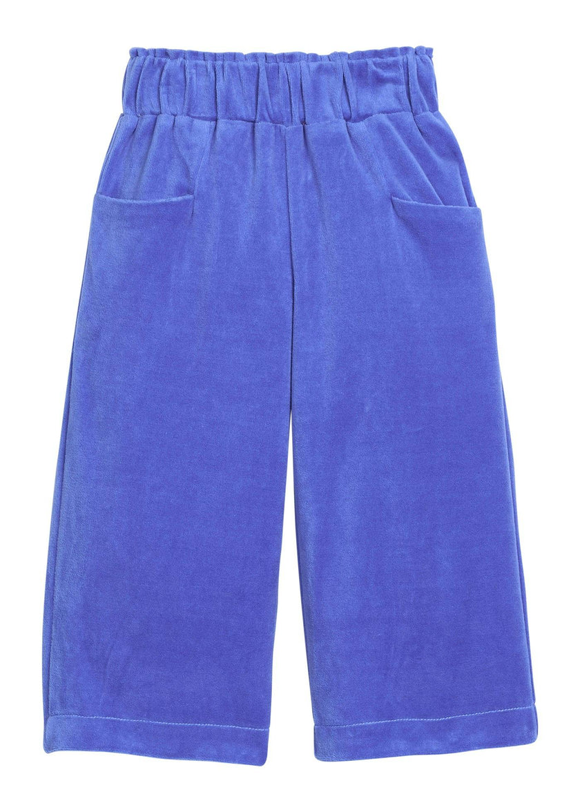 Cropped Palazzo Pants - Regent's Blue