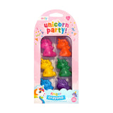 Unicorn Party Finger Crayons - Set of 6