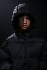 Cropped Lightweight Reversible Puffer